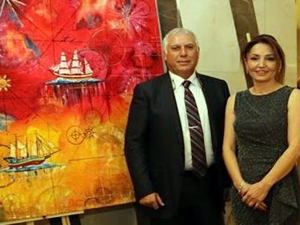 Ressam Ayşen Can, denizdeki yaşamını tuvale yansıttı