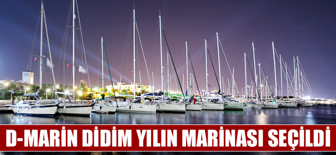 Güçlü rakiplerini geride bırakan  D-Marin Didim 'Yılın Marinası'seçildi