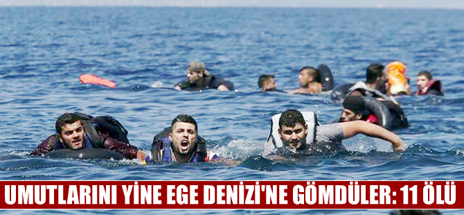 Kuşadası'nda mülteci teknesi battı: 11 ölü