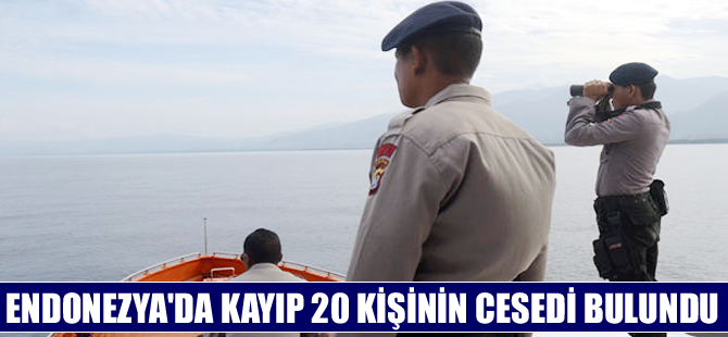 Endonezya'da batan teknedeki kayıplardan 20 kişinin cesedi bulundu