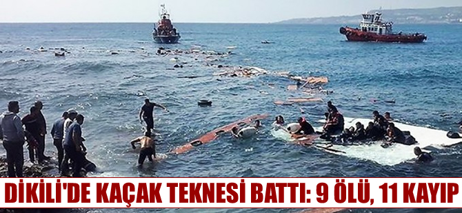 Dikili'de yine tekne faciası: 6'sı çocuk 18 ölü