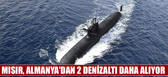 Almanya Mısır'a iki denizaltı daha teslim edecek