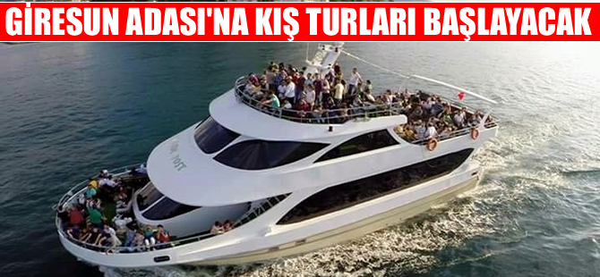 Giresun Adası’na turlar kışında devam edecek