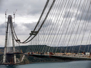 Yavuz Sultan Selim Köprüsü'nde sona gelindi