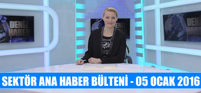 Denizcilik sektörü Ana Haber Bülteni DenizHaber.TV'de yayınlandı