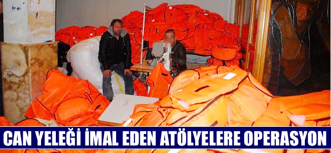 Can yeleği imal eden atölyelere operasyon