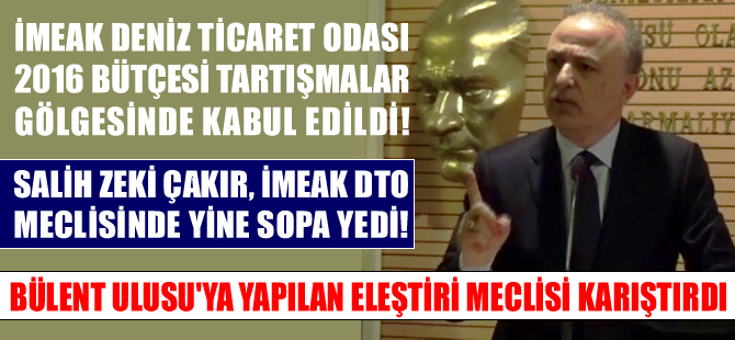 İMEAK Deniz Ticaret Odası Ocak Ayı Olağan Meclis toplantısı yapıldı