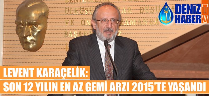 Levent Karaçelik: Son 12 yılın en az gemi arzı 2015'te yaşandı
