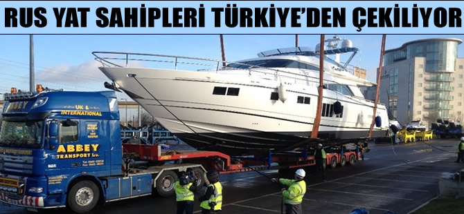Rus yat sahipleri, Türkiye'den çekiliyor