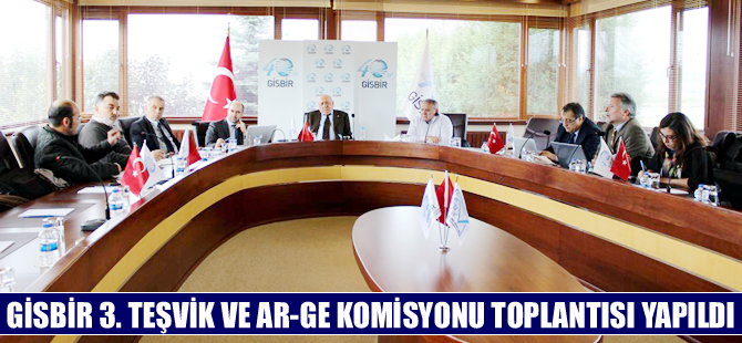 GİSBİR 3. Teşvik ve AR-GE Komisyonu toplantısı gerçekleştirildi