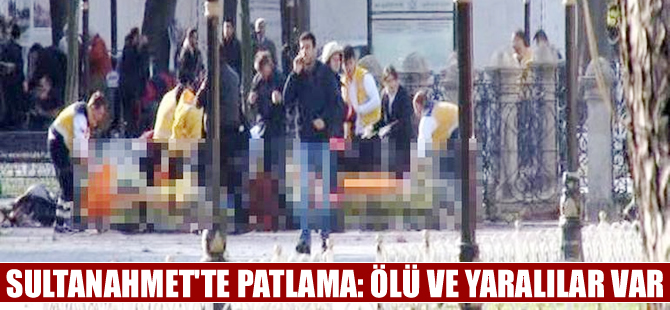 İstanbul Sultanahmet'te turist kafilesinin arasında patlama!