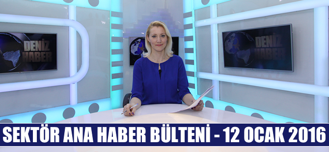 Denizcilik sektörü Ana Haber Bülteni DenizHaber.TV'de yayınlandı