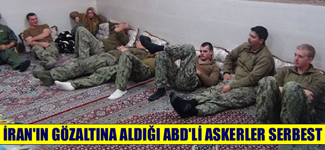 İran, gözaltına aldığı ABD'li askerleri serbest bıraktı