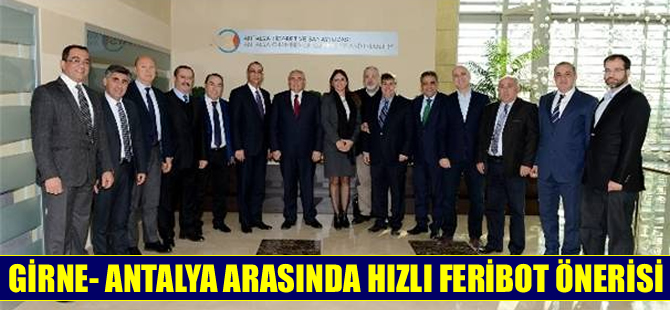 Girne - Antalya arasında hızlı feribot önerisi