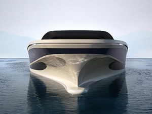 Yüzen ada konseptinde tasarlanan elektrikli yat: WHY