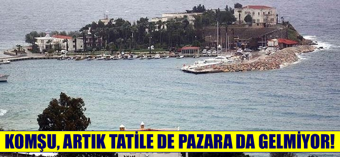 Yunanistan'dan Datça'ya yapılan seferleri ekonomik kriz vurdu