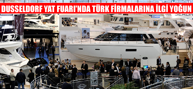 Boot Düsseldorf 2016 Fuarı'na katılan Türk firmalarına yoğun ilgi