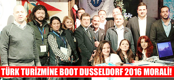 Boot Düsseldorf 2016 fuarı Türk turizmine moral oldu