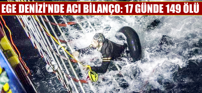 Ege Denizi'nde acı bilanço: 17 günde 149 ölü