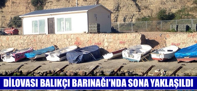 Dilovası’nda balıkçı barınağı yapımında sona gelindi