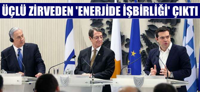 Güney Kıbrıs, Yunanistan ve İsrail arasında enerjide işbirliği