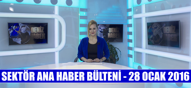 Denizcilik Sektörü Ana Haber Bülteni DenizHaber.TV'de yayınlandı