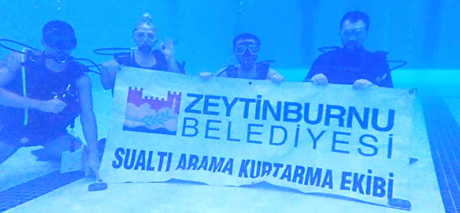 Zeytinburnu Belediyesi, gençlere Sualtı Arama ve Kurtarma eğitimi veriyor