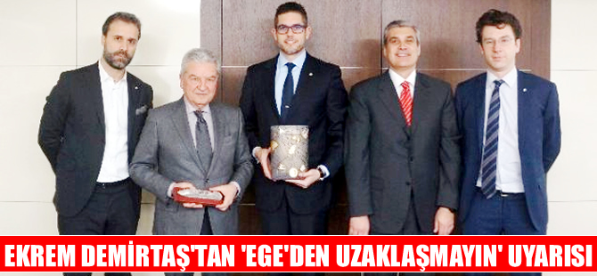 Ekrem Demirtaş'tan kruvaziyer şirketlerine "Ege'den uzaklaşmayın" uyarısı!