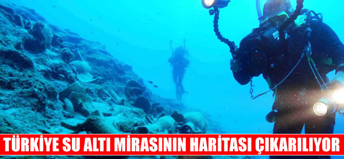 Türkiye'de su altı mirasının haritası çıkarılıyor