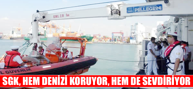 Sahil Güvenlik denizleri korumakla kalmıyor aynı zamanda denizi sevdiriyor