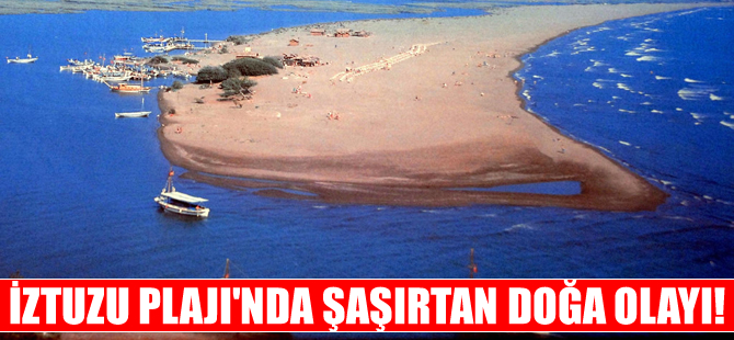 İztuzu Plajı'nda şaşırtan doğa olayı