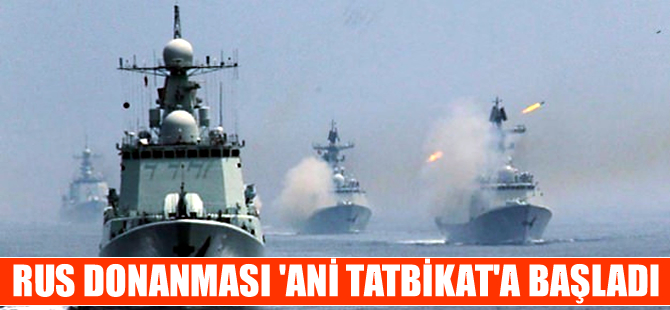 Rusya, Putin'in emri ile 'Ani tatbikat'a başladı