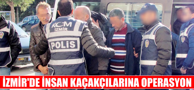 Çeşme'de 49 insan kaçakçısı tutuklandı