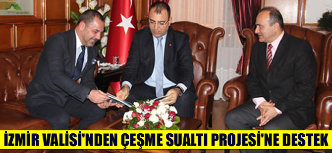 İzmir Valisi Mustafa Toprak'tan Çeşme Sualtı Projesi'ne destek