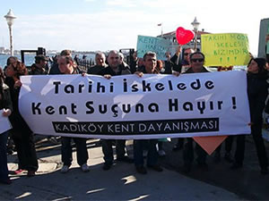 Tarihi Moda İskelesi'nde restorasyon eylemi