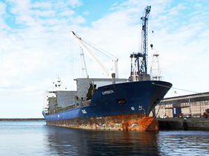 Hopa Port, 2016 yılının ilk proje gemisi M/V Amber'i ağırladı