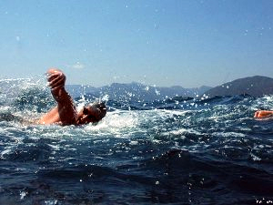 Datçalı yüzücüler 27 Şubat'taki yüzme maratonuna hazır