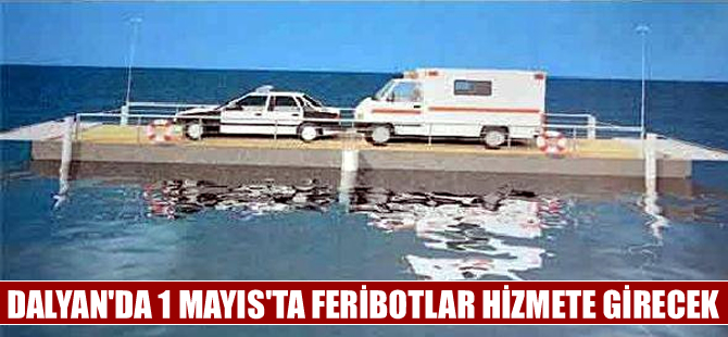 Dalyan'da deniz ulaşımı 1 Mayıs'ta başlıyor