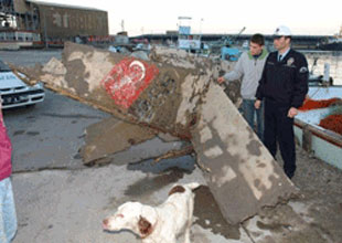 Ağlara takılan enkazın sırrı çözüldü