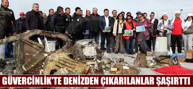 Güvercinlik`te denizden çıkanlar şaşırttı