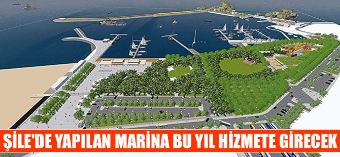 Şile'de yapımı devam eden marina bu yıl hizmete girecek