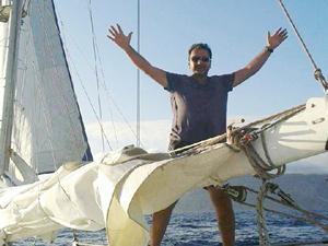 Çılgın Türk Ali Boz kafasını dağıtmak için Atlantik okyanusunu aştı