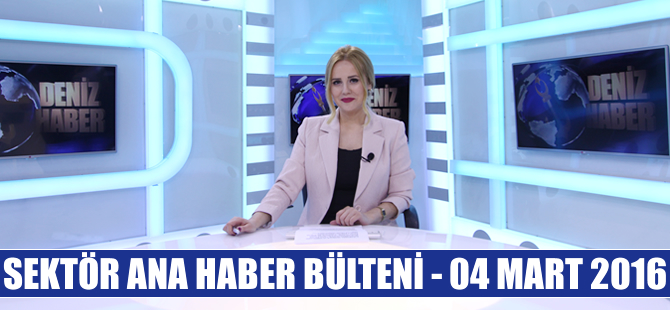 Denizcilik sektörü haber bülteni DenizHaber.TV'de yayınlandı