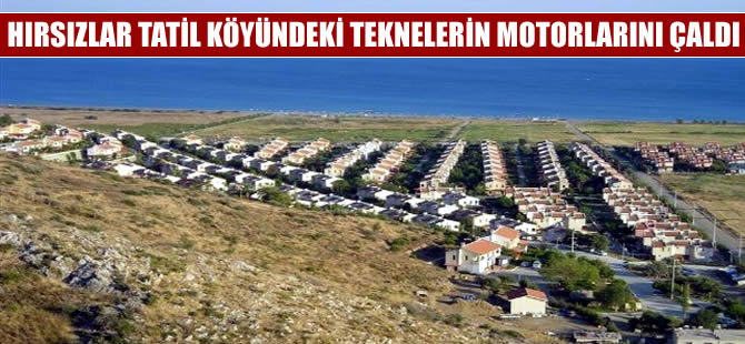 İzmir'de hırsızlar tekne motorlarına dadandı!