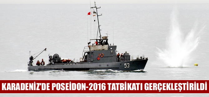 "Poseidon-2016" tatbikatı Karadeniz'de yapıldı