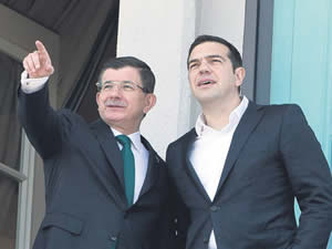 Başbakan Ahmet Davutoğlu ve Çipras bugün İzmir'de biraraya gelecek