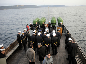 Nusret Mayın Gemisi 101 yıl sonra aynı rotada