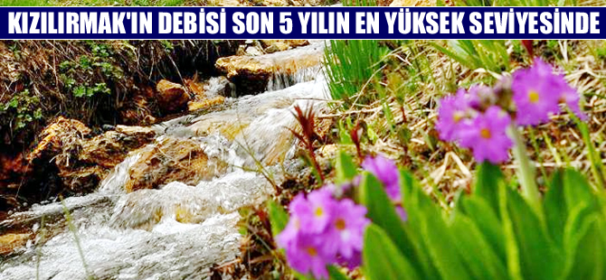 Kızılırmak debisi, son 5 yılın en yüksek seviyesine ulaştı