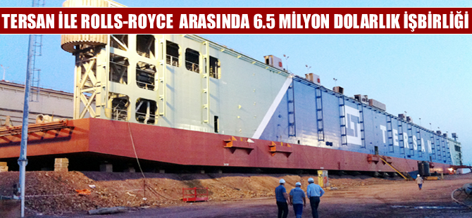 Tersan Tersanesi, Rolls-Royce ile 6,5 milyon dolarlık sözleşme imzaladı