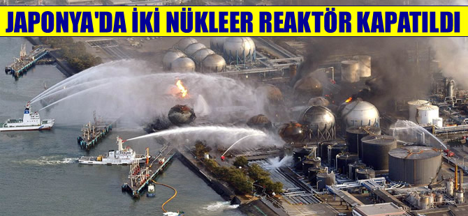 Japonya’da 2 nükleer reaktör kapatıldı
